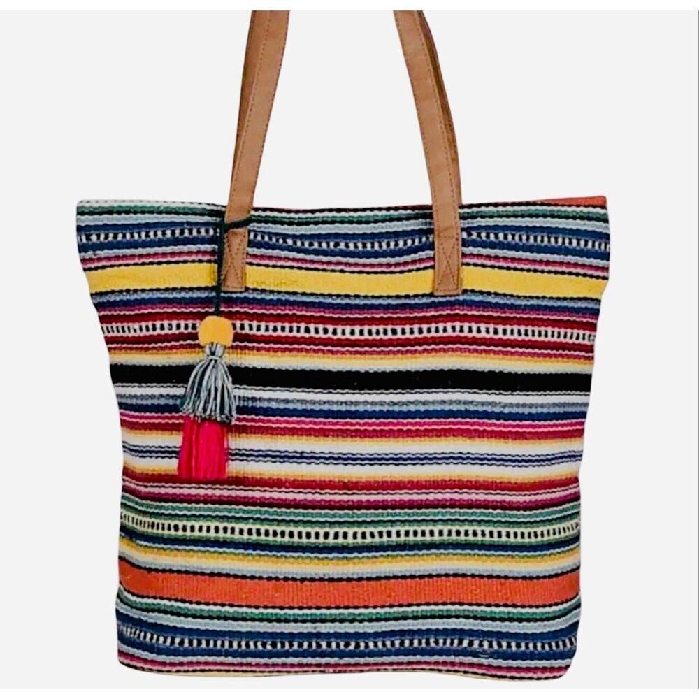 Bohemian Multicolored Large Tote